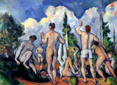 The Bathers, c.1890-92 by Paul Cézanne